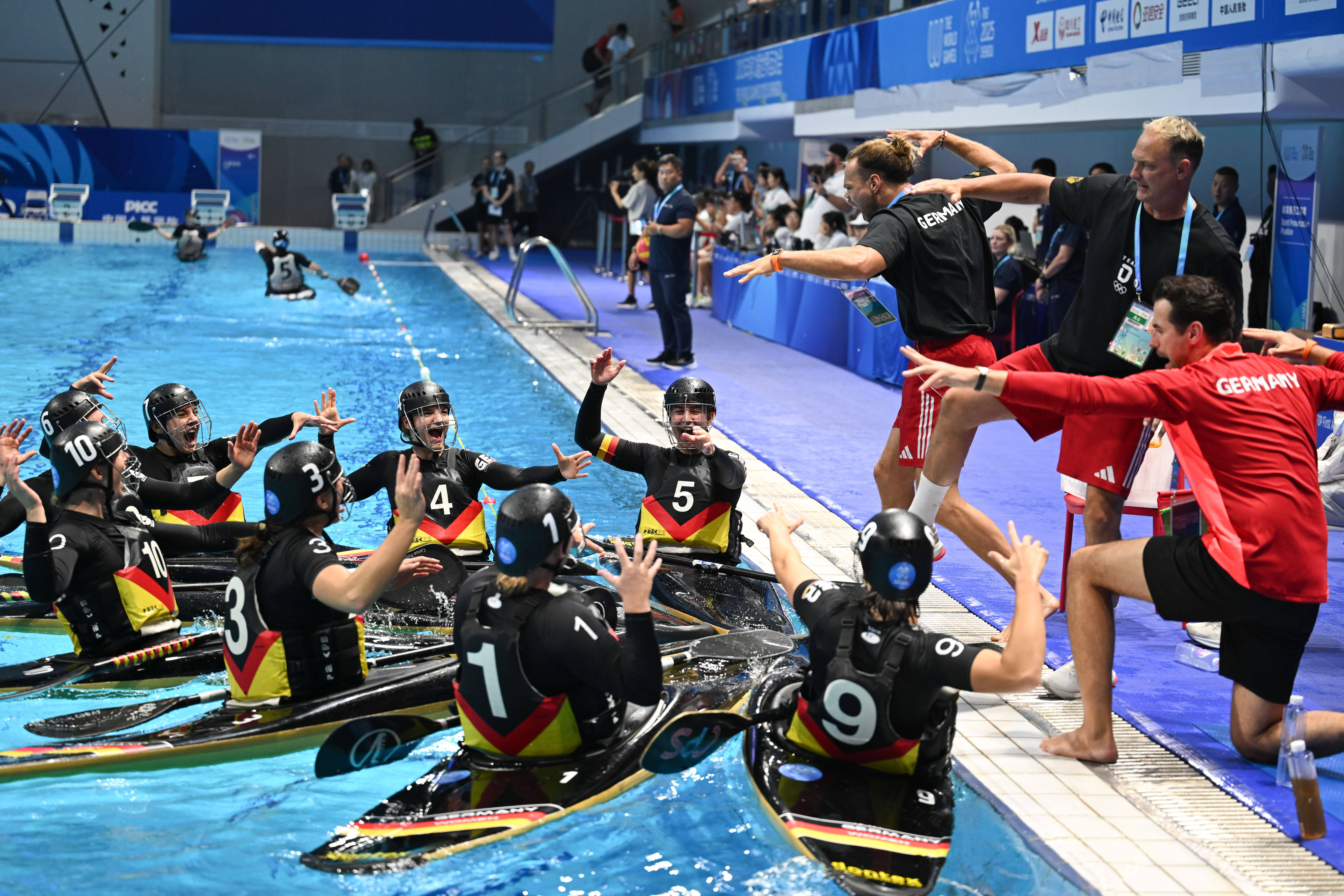 （成都世运会）皮艇球——女子决赛：德国队夺冠