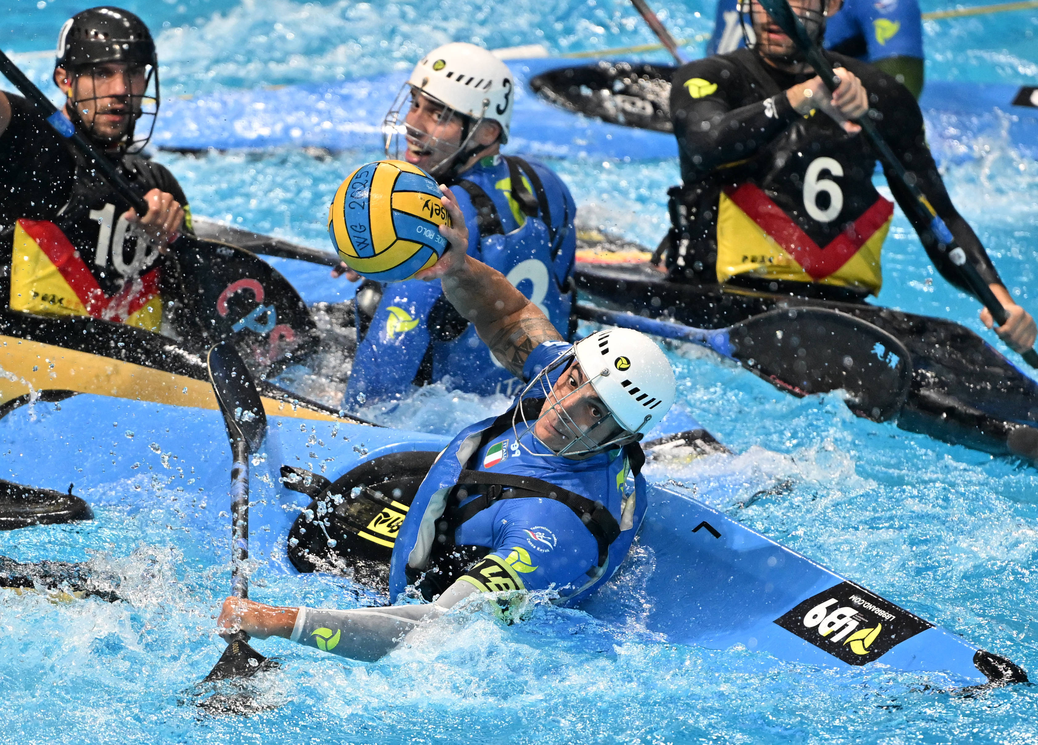 （成都世运会）皮艇球——男子决赛：德国队夺冠