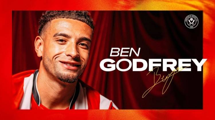 官方：亚特兰大27岁中卫戈弗雷租借加盟谢菲联