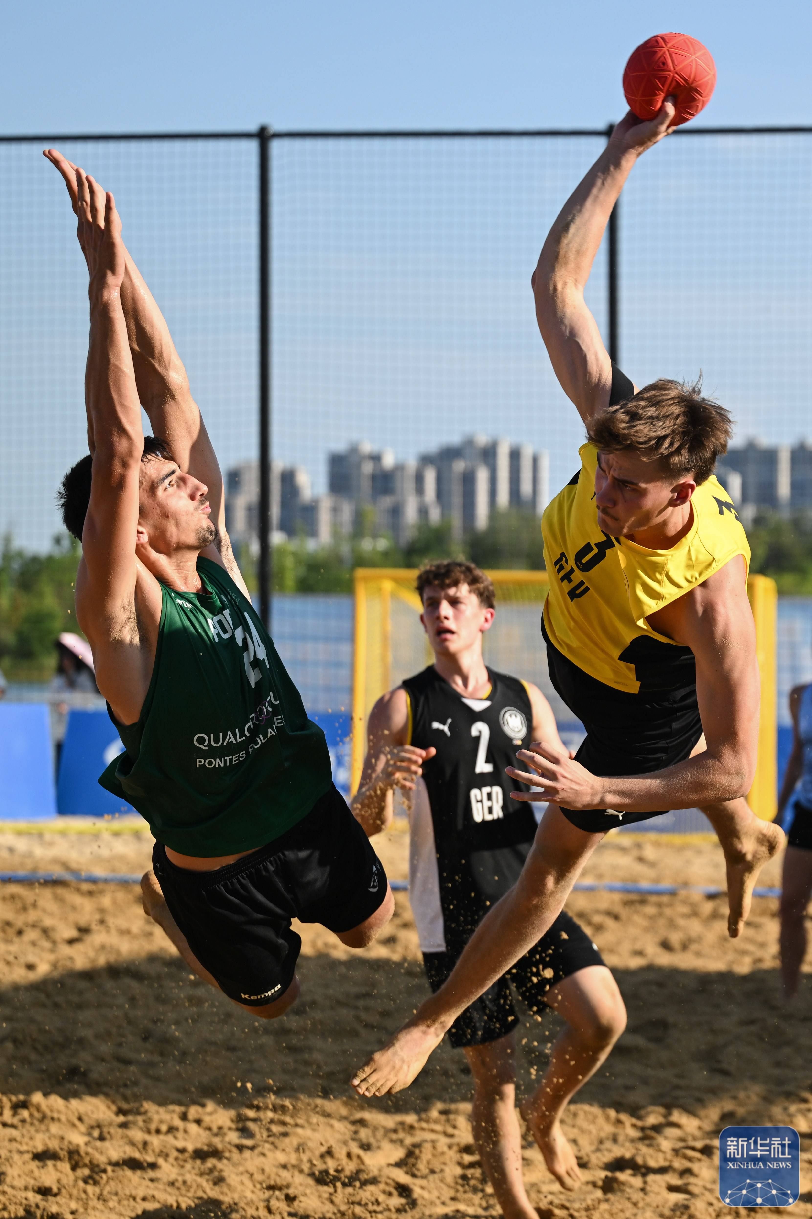 成都世运会|沙滩手球男子决赛:德国队夺冠